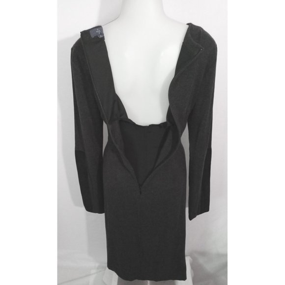 NYDJ Not Your Daughters Jeans Shaping Slimming Black Dress Faux Suede Panels 6 - Picture 4 of 10